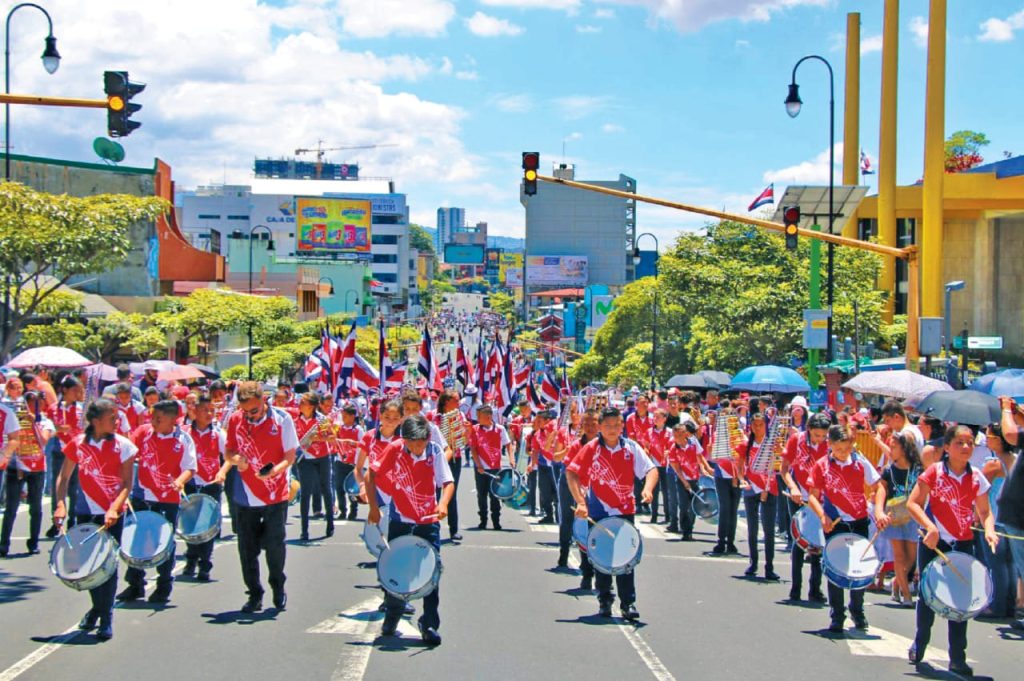 The History of Costa Rica’s Independence: A Journey to Freedom 3 Independence day parade in San Jose