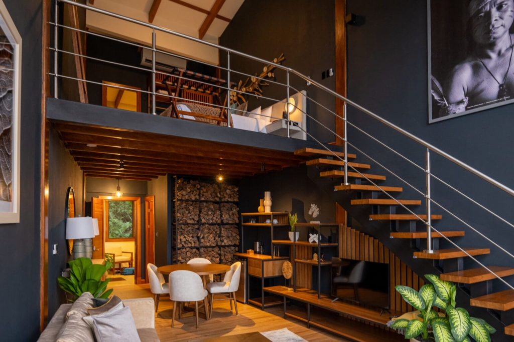 Lofted room