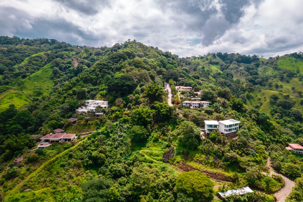 aerial view of hotel