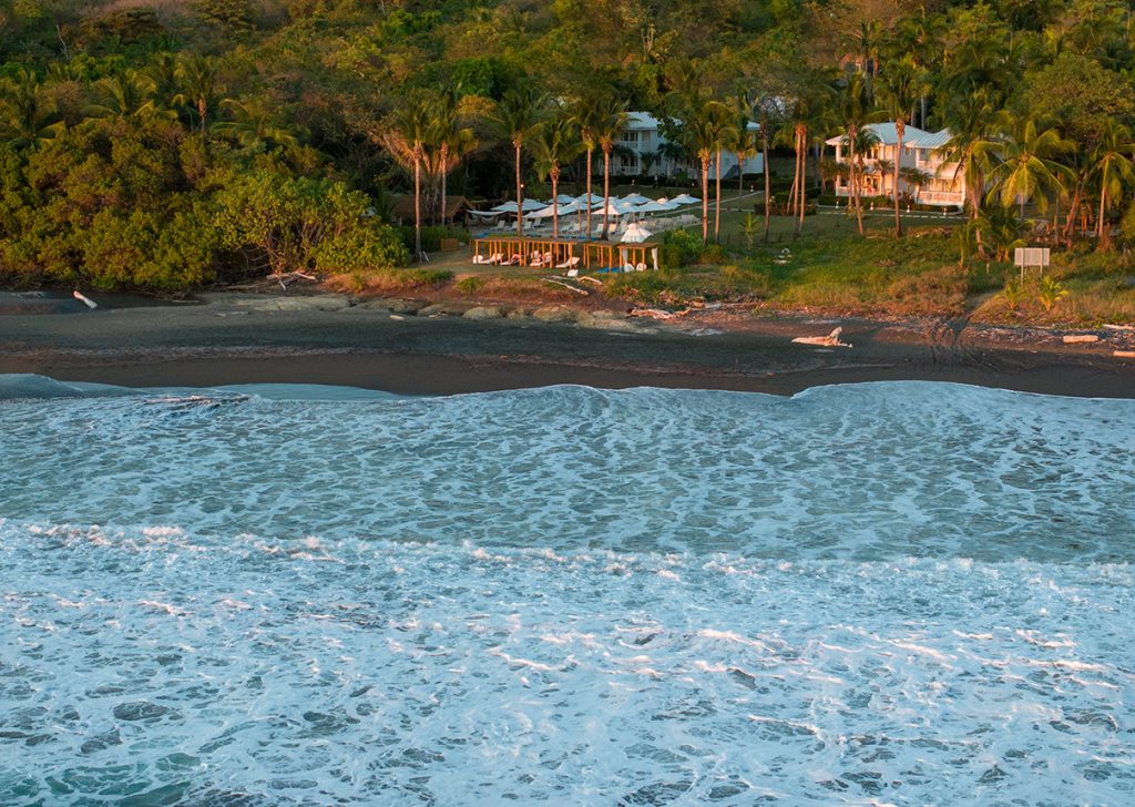 aerial view of hotel