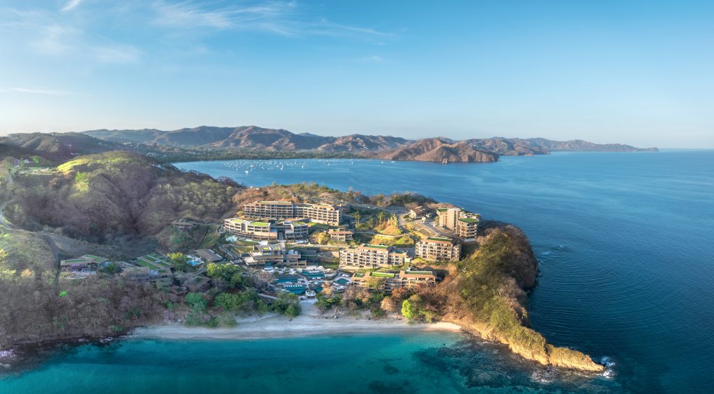aerial view of hotel