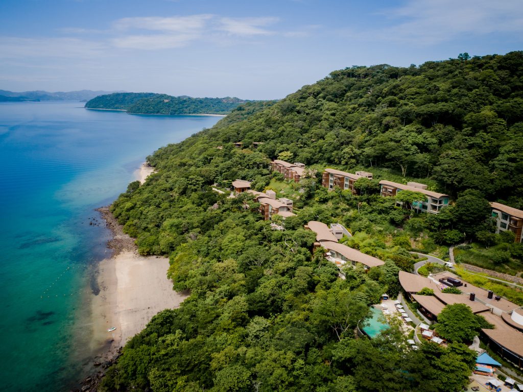 aerial view of hotel