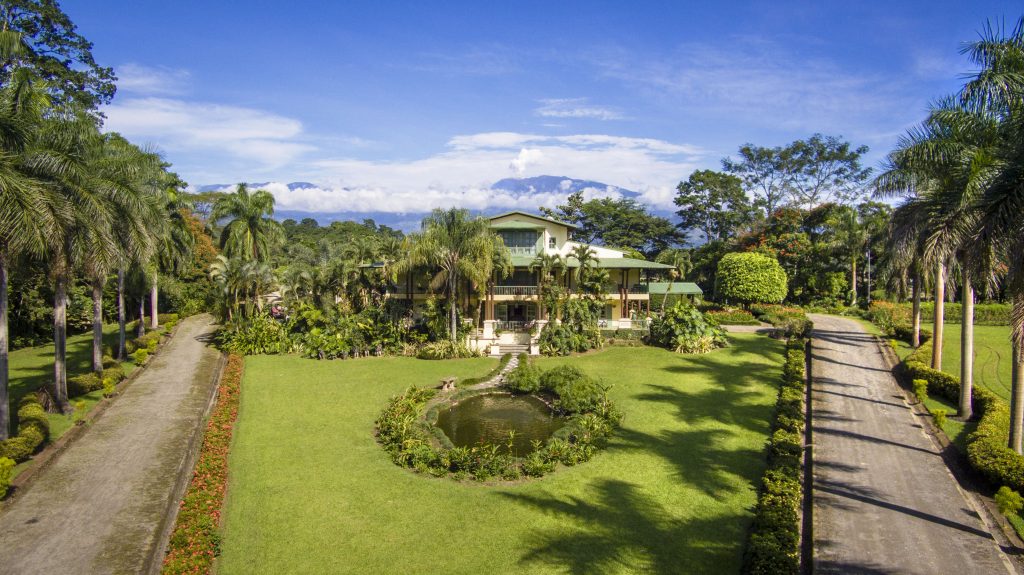 aerial picture of hotel