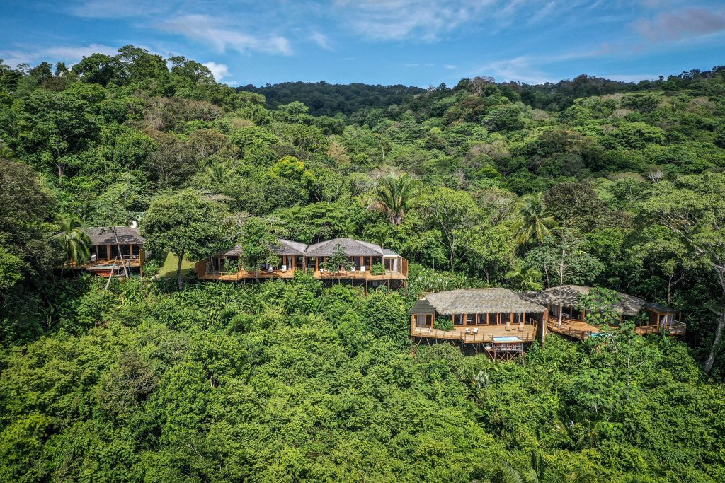 aerial view of hotel