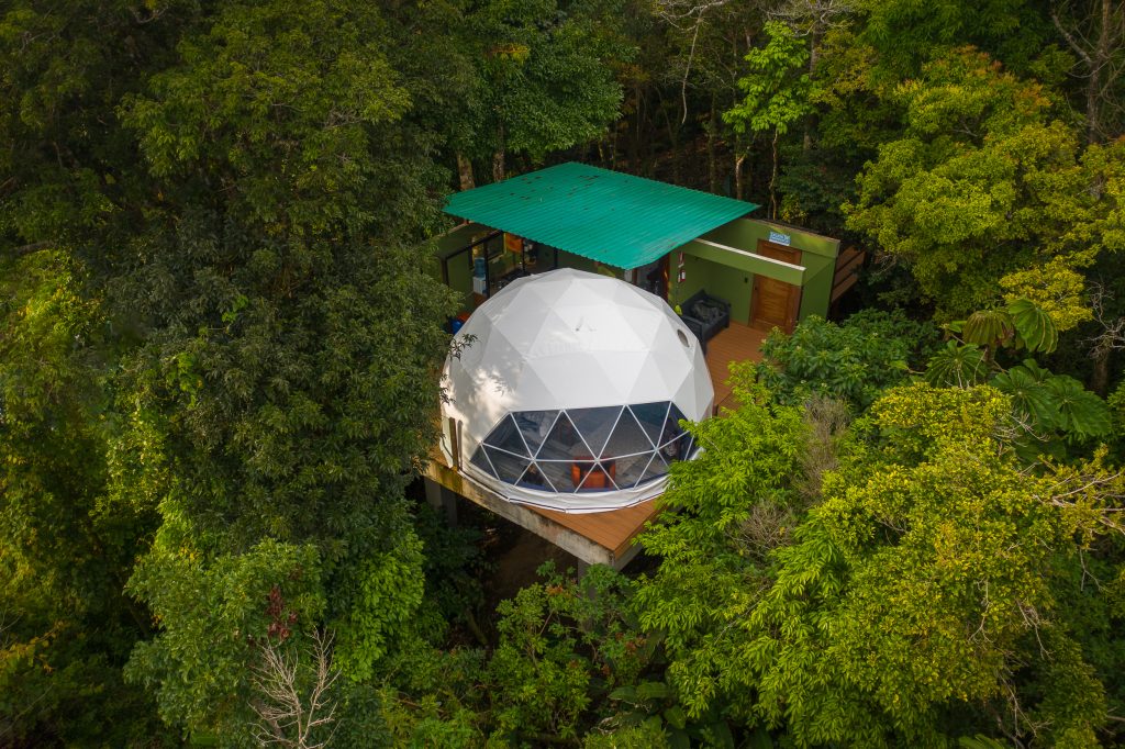 Tent in the cloud forest