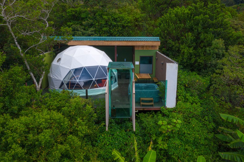 Glamping tent