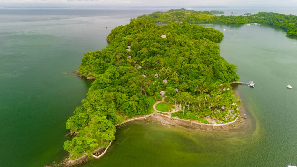 island aerial view