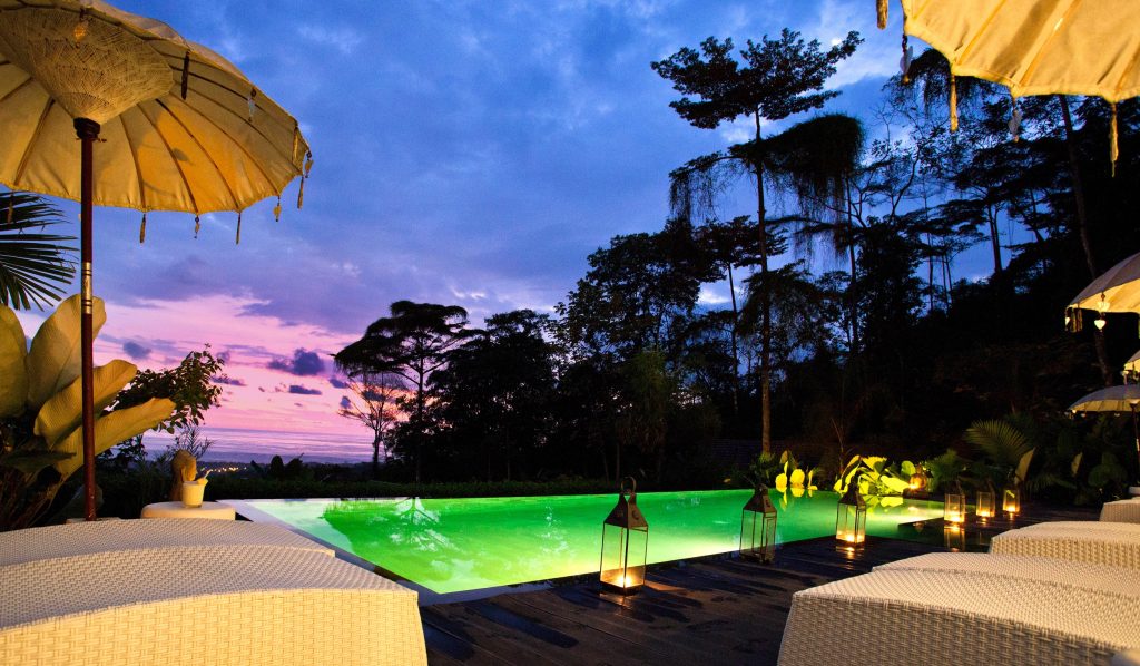 night pool
