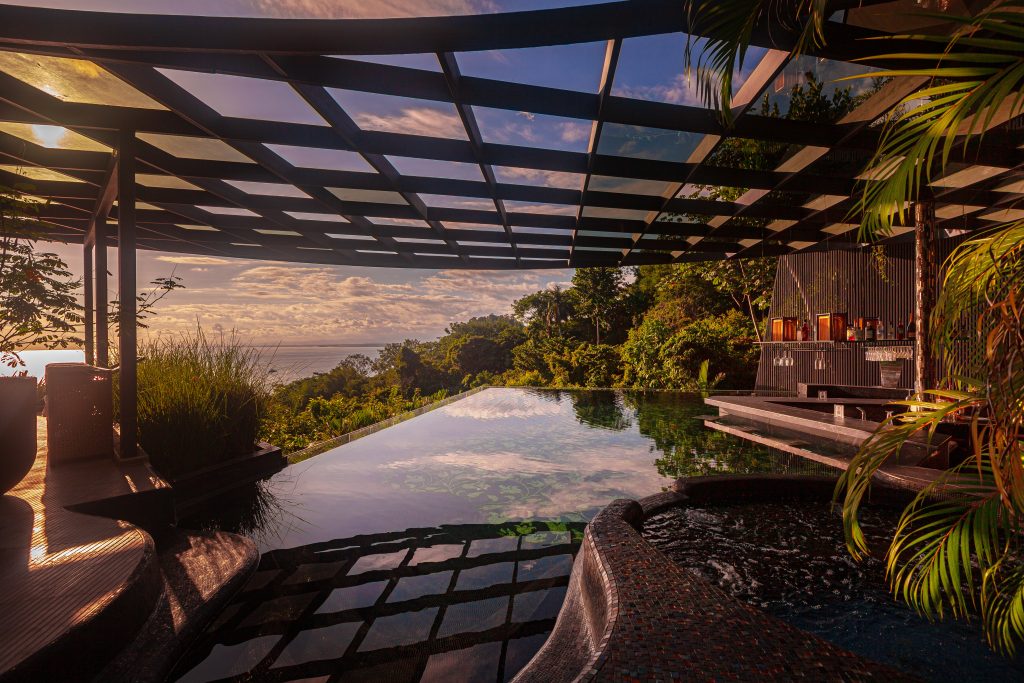Pool during Sunset