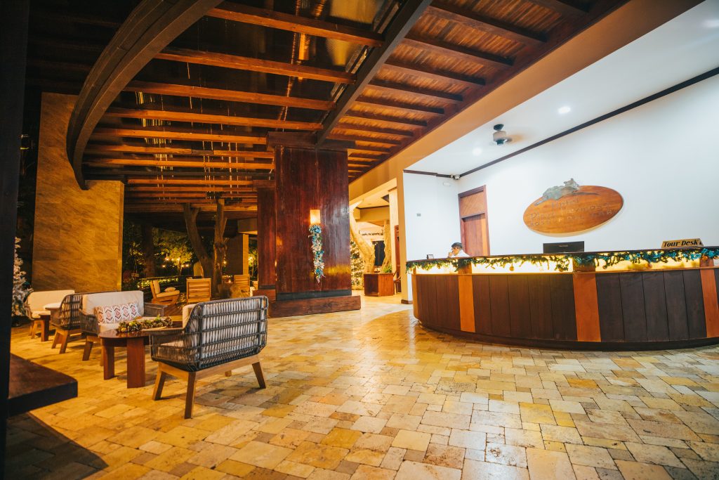 hotel lobby