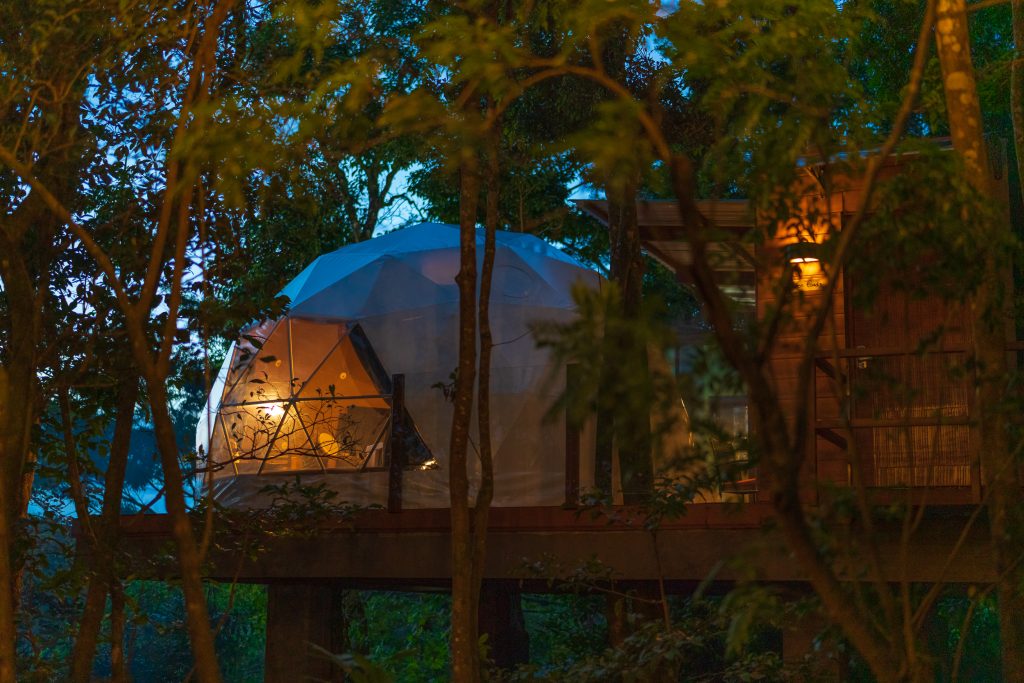 Glamping tent