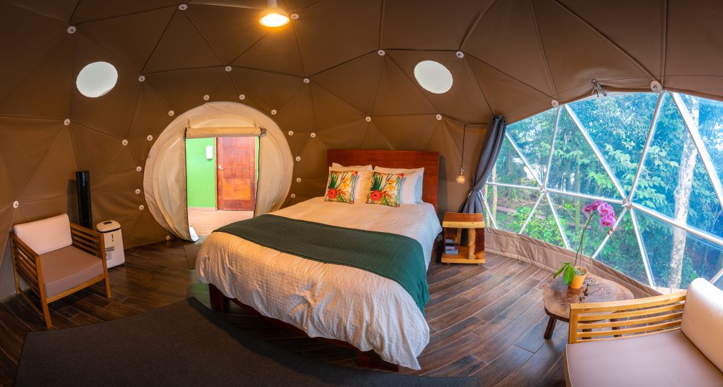 Glamping tent
