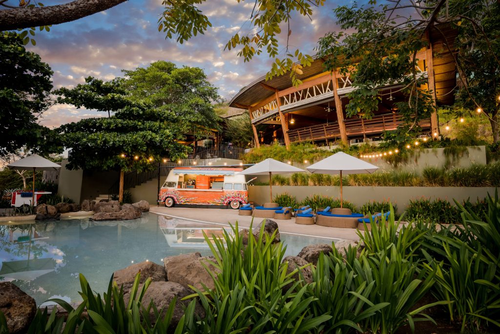 Restaurant and pool