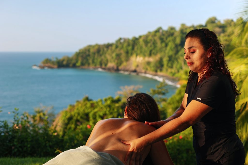 massage with a view