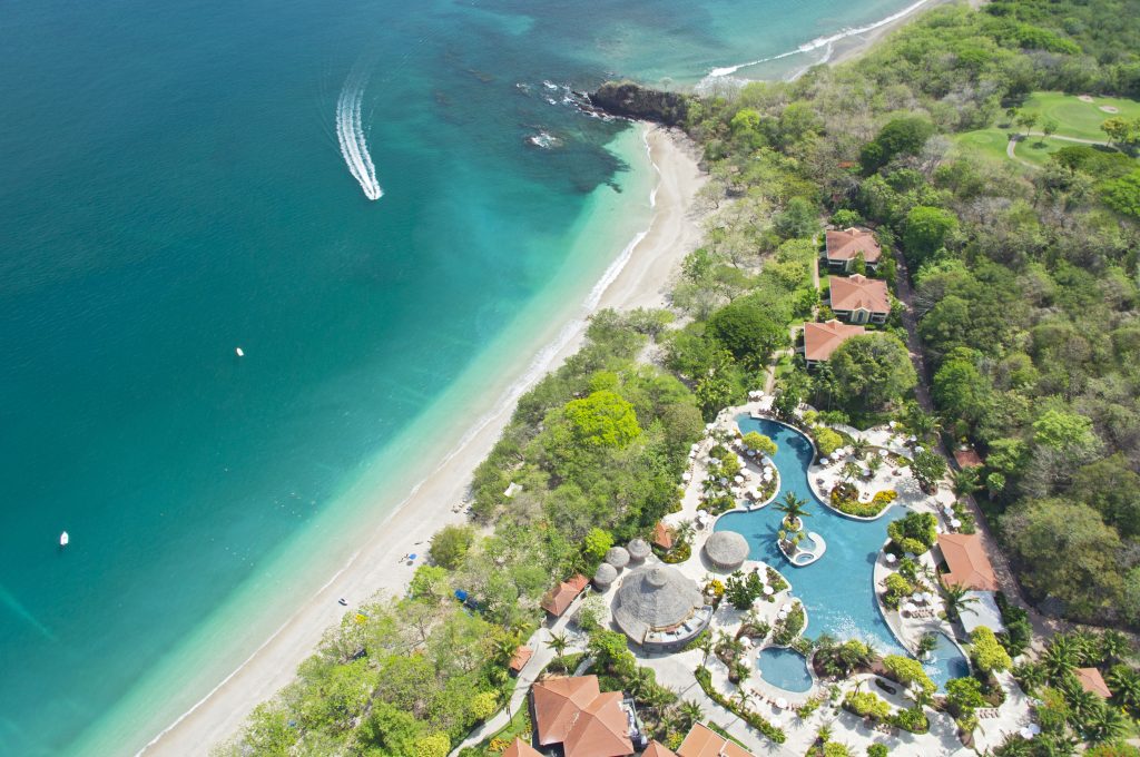 aerial view of hotel